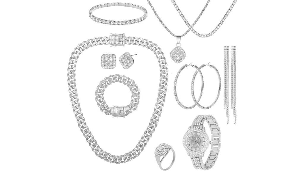13 piece unisex jewelry set