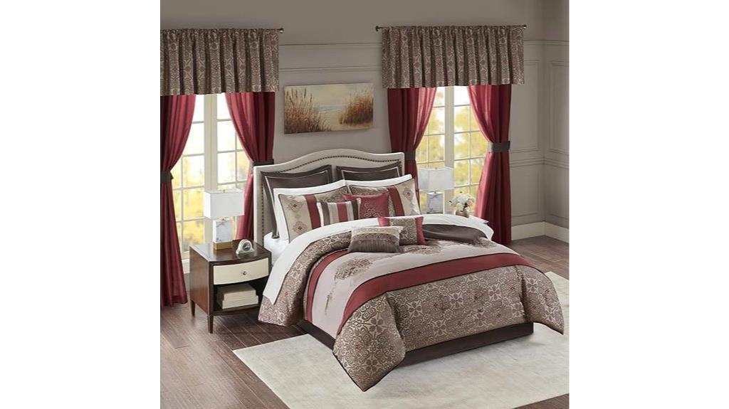 24 piece bedding set