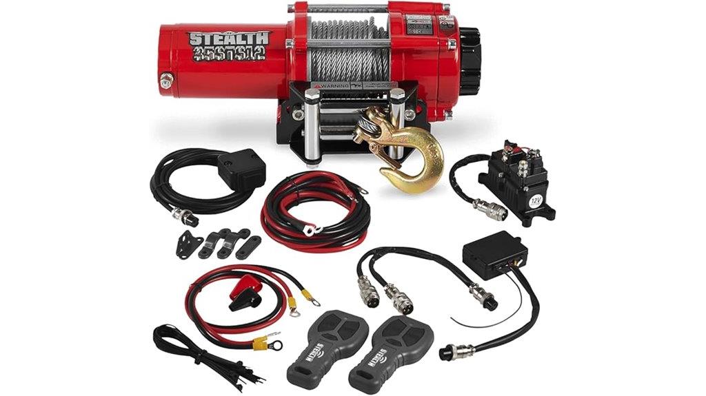 3500 lb electric winch