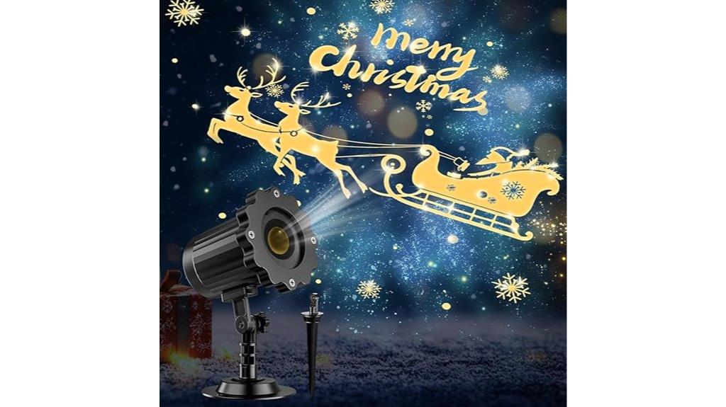 3d christmas light projectors