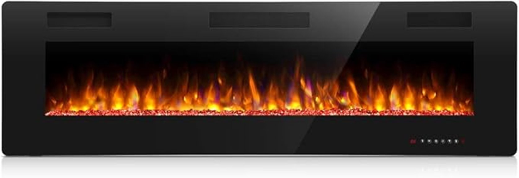 42 inch remote electric fireplace