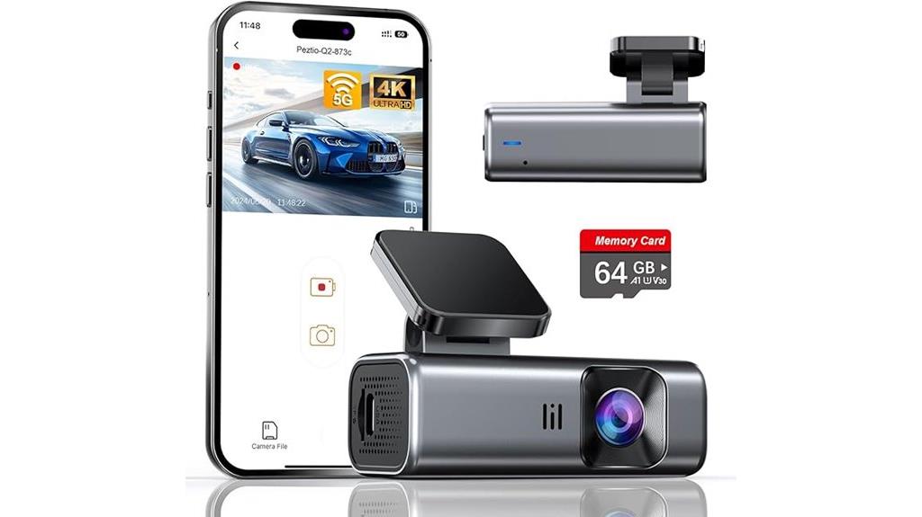 4k wifi dash cam