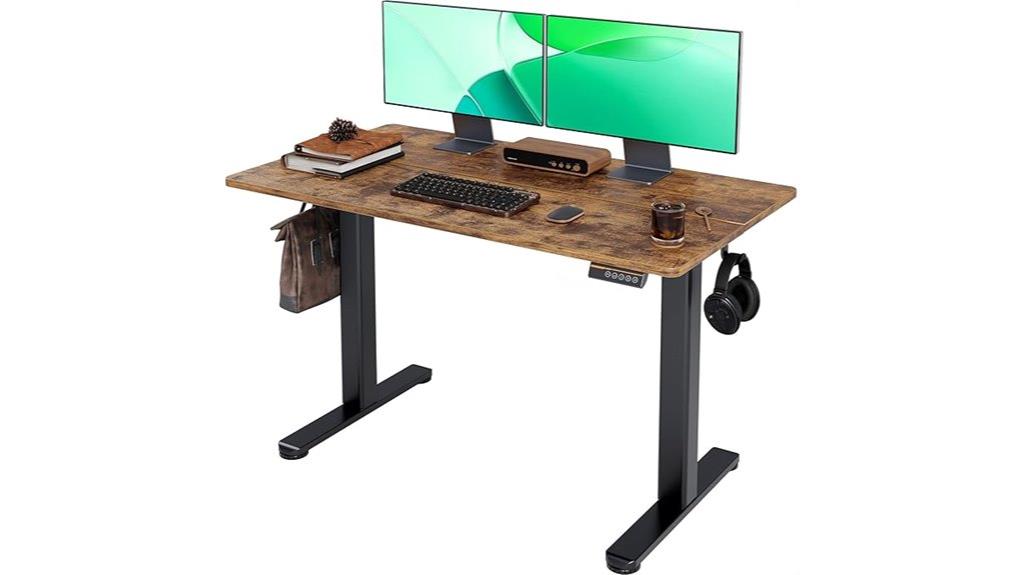 adjustable sit stand desk