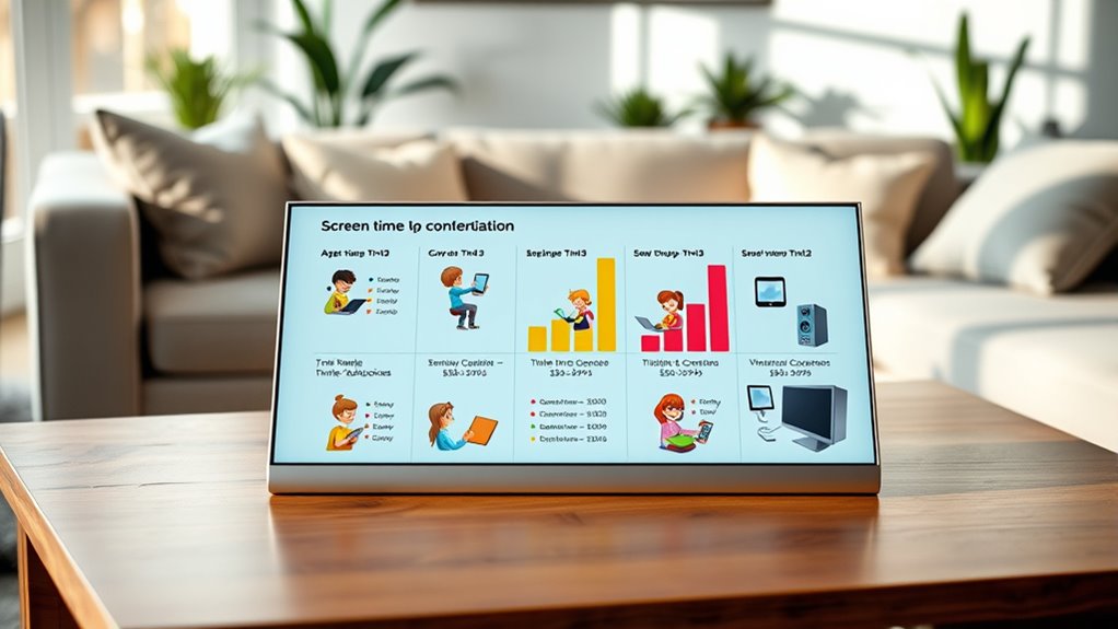 age specific screen time recommendations