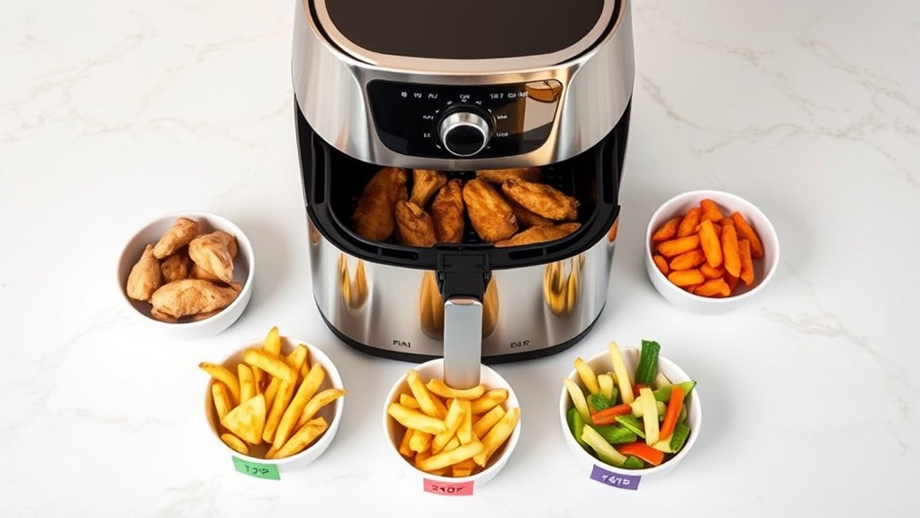 air fryer cooking guidelines