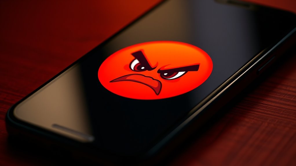 angry or upset emoji meaning