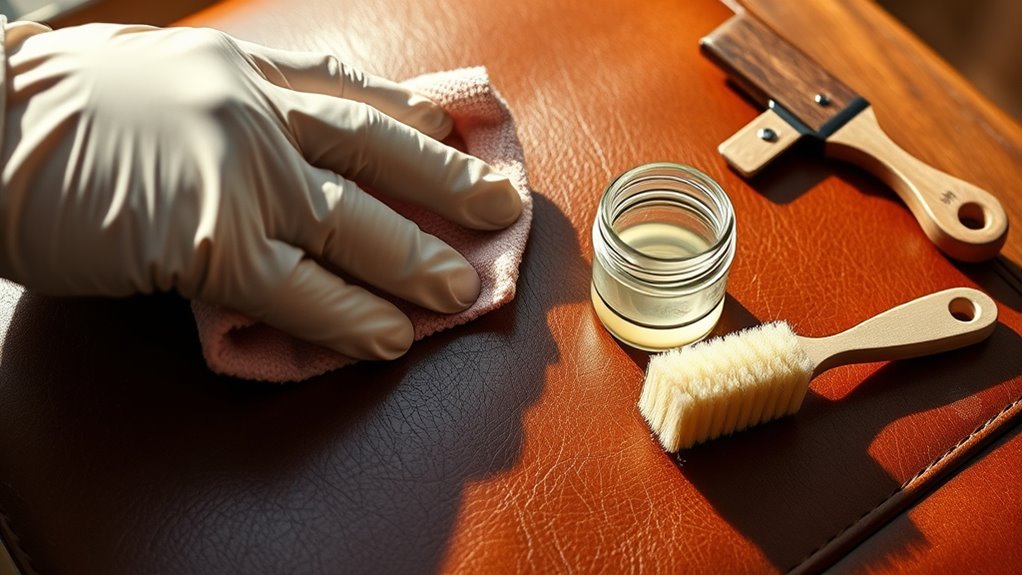 apply conditioner evenly carefully