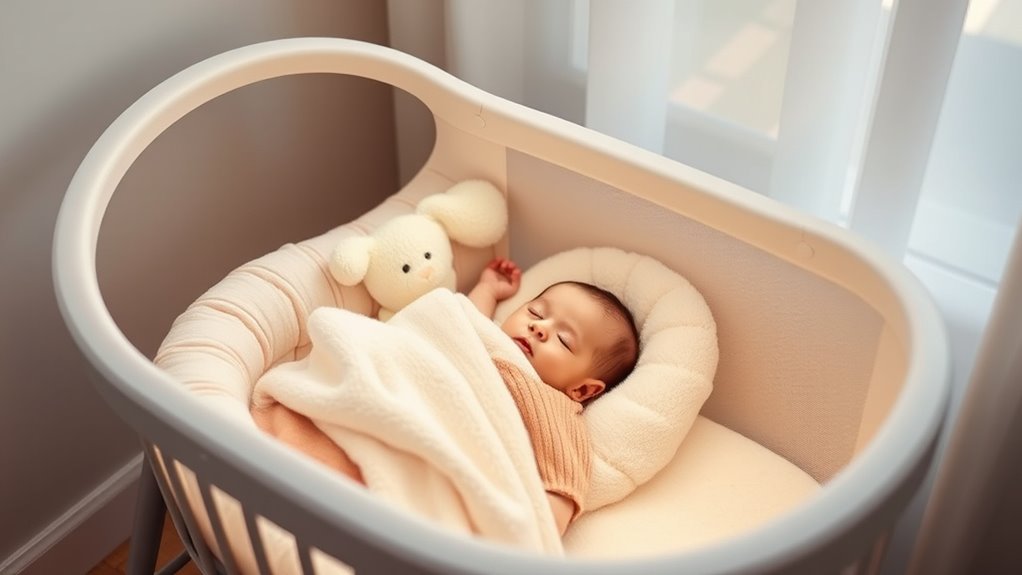auto rocking bassinet with cry detection