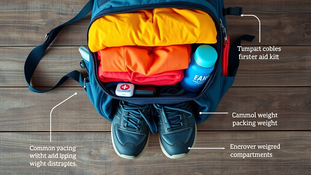 avoid overpacking with organization