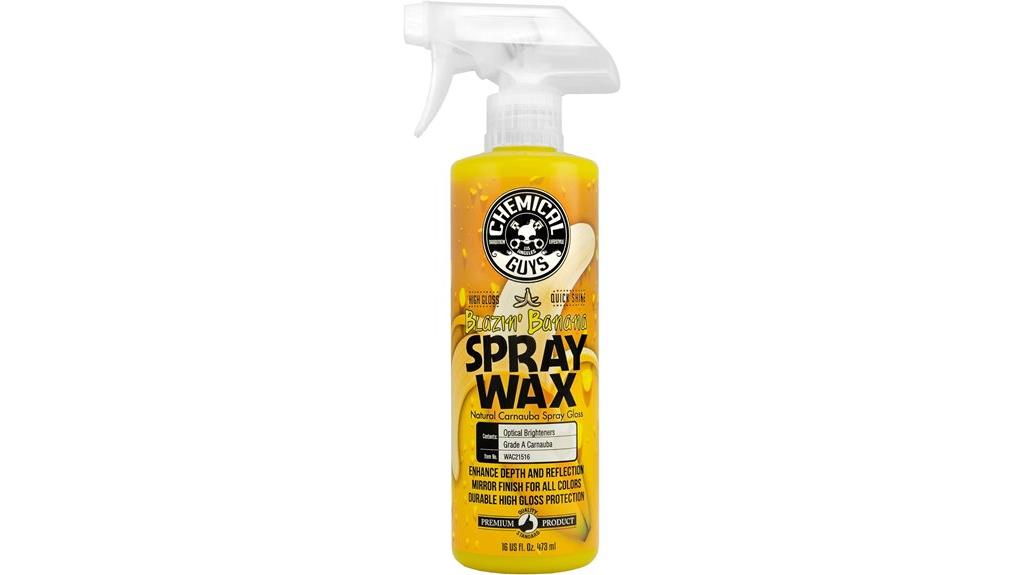banana scented spray wax