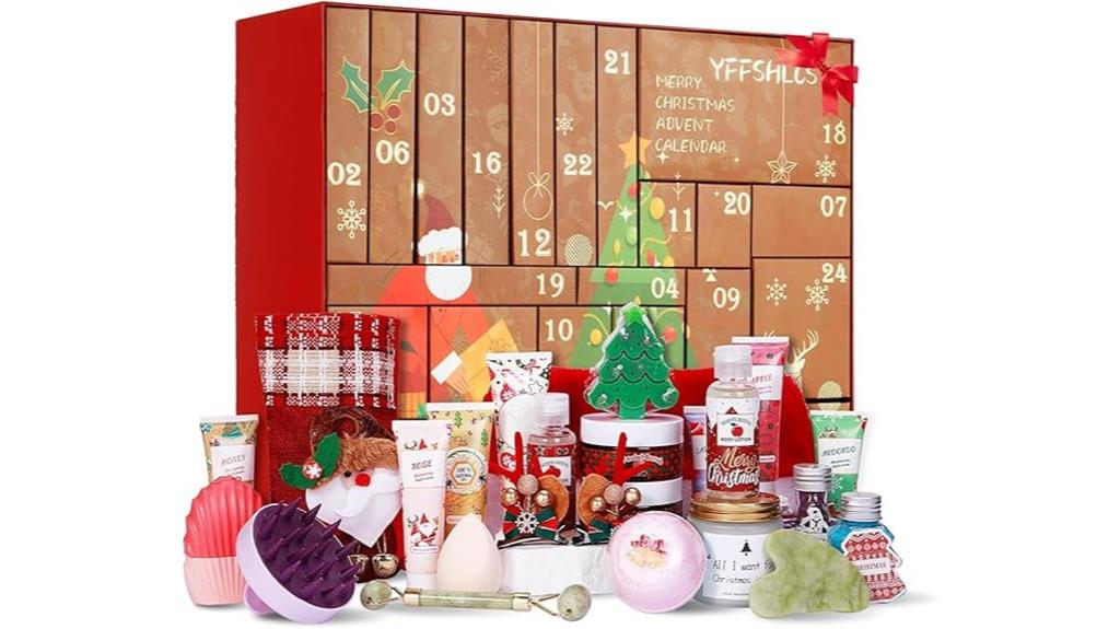 beauty bath gift calendar