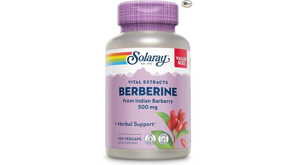 berberine 500mg supplement