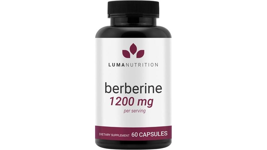 berberine supplement 60 capsules