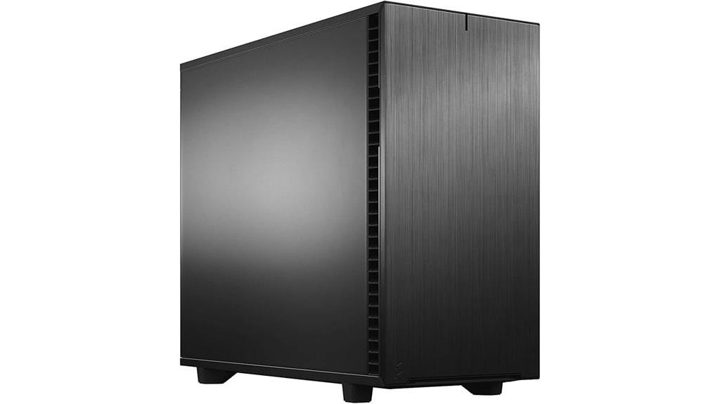 black e atx computer case