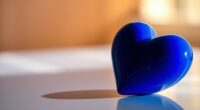 blue heart love symbol