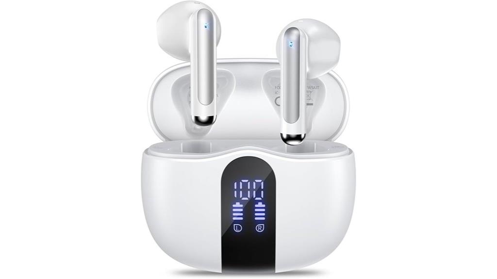 bluetooth 5 4 earbuds charging