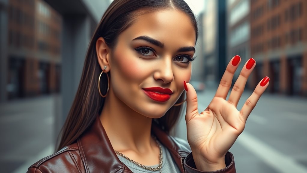 bold nails express confidence