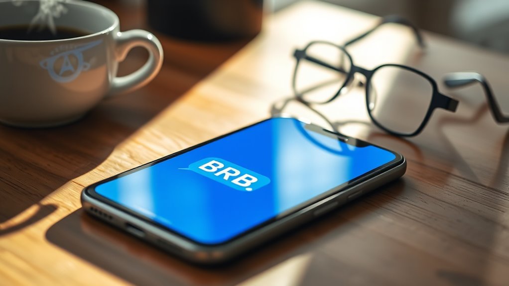 brb means be right back