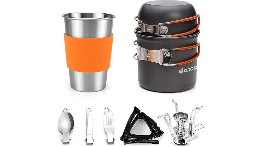 camping cookware tripod kit