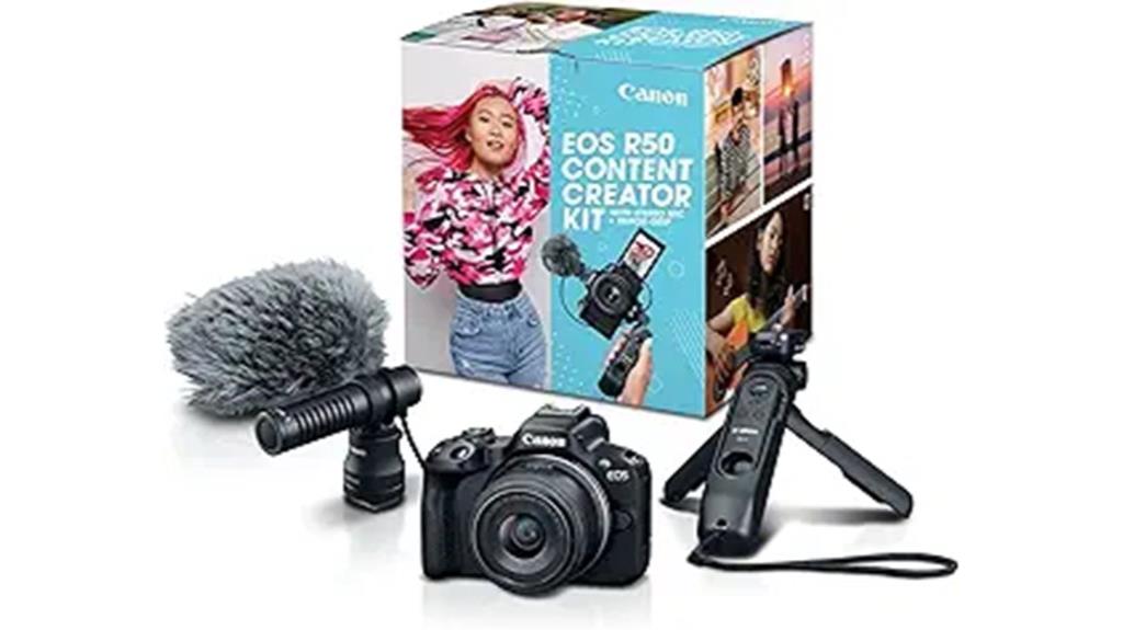 canon r50 content creator kit
