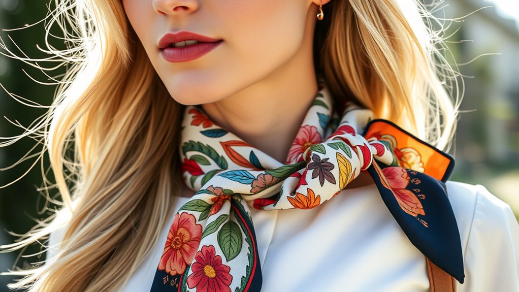 casual chic scarf knot