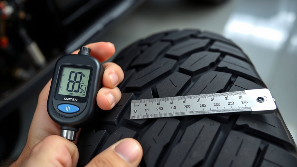 check adjust maintain tire pressure