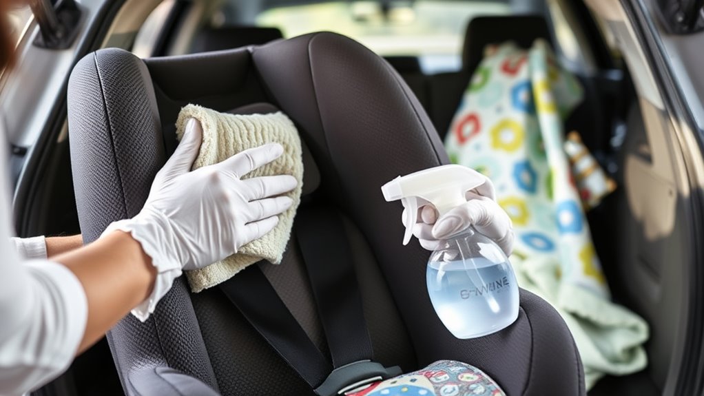 child seat cleaning instructions