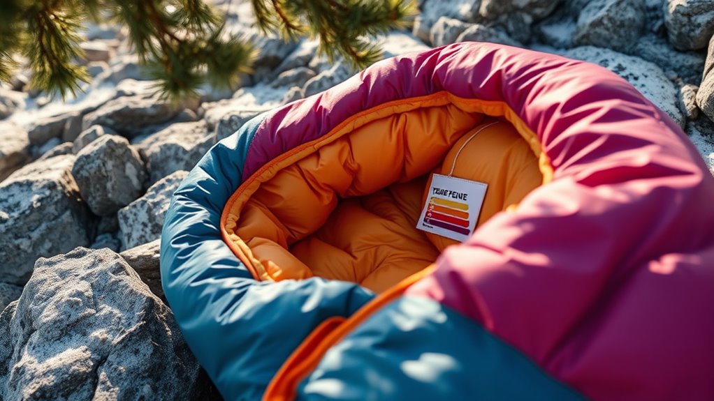 choose appropriate sleeping bag