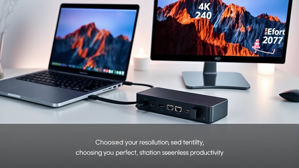 choosing dual 4k dock