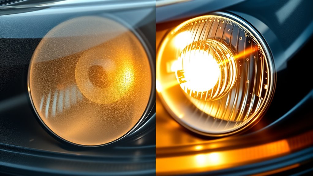 clear cloudy headlights easily