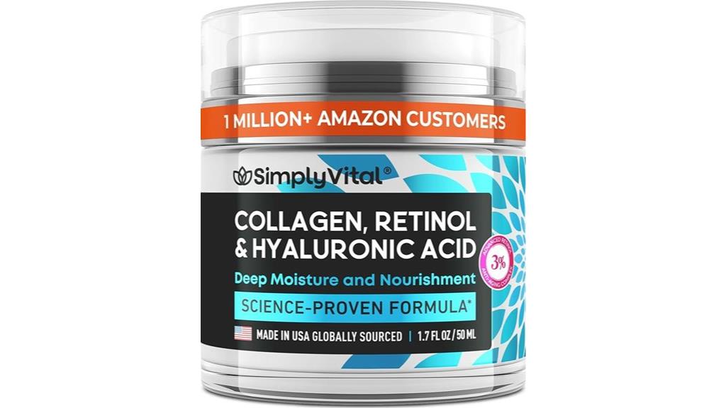 collagen retinol hyaluronic moisturizer