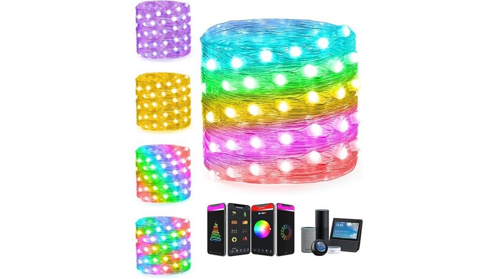 colorful 66ft led lights
