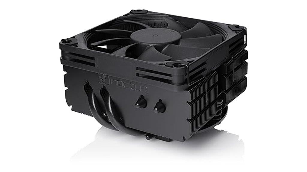 compact black cpu cooler