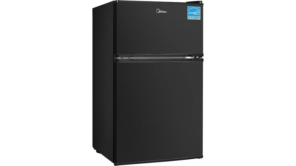 compact midea fridge freezer