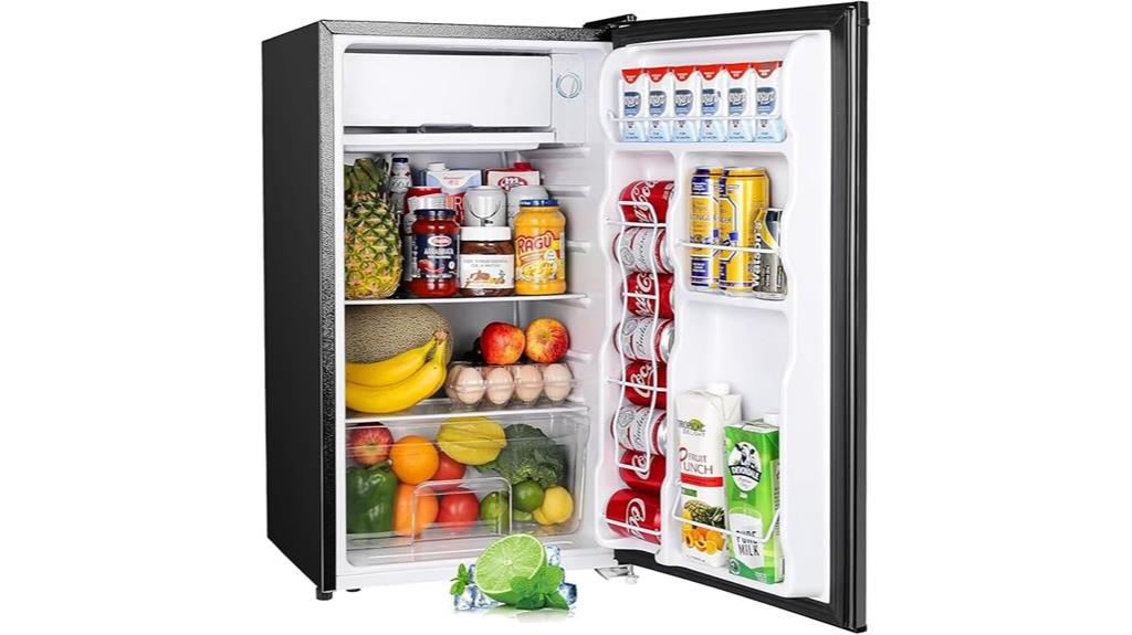 compact mini fridge freezer