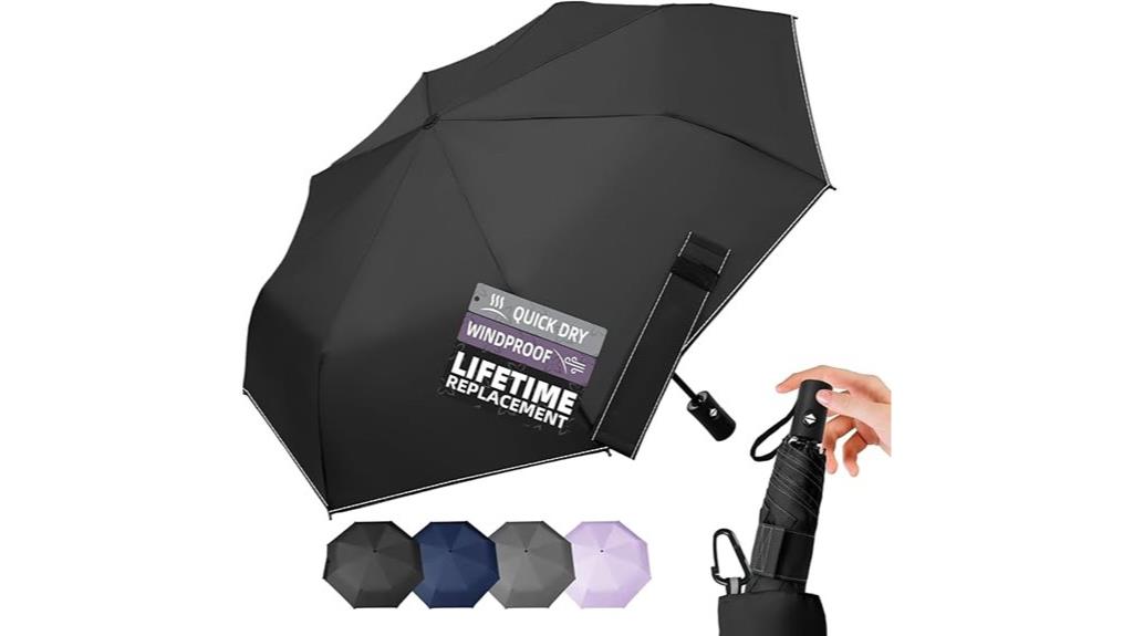 compact windproof auto open umbrella