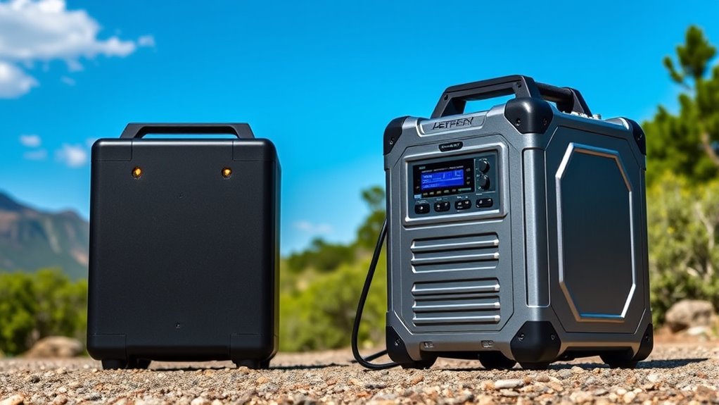 comparison of power station batteries