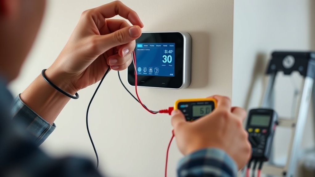 complete thermostat setup testing
