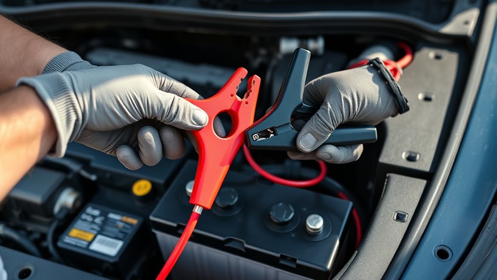 connect clamps correctly safely