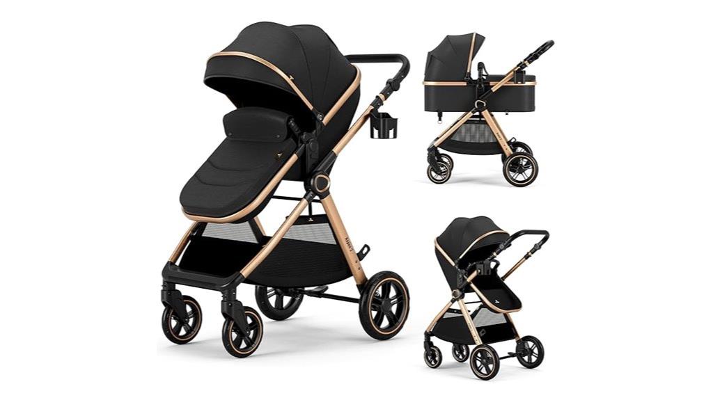 convertible stroller and bassinet