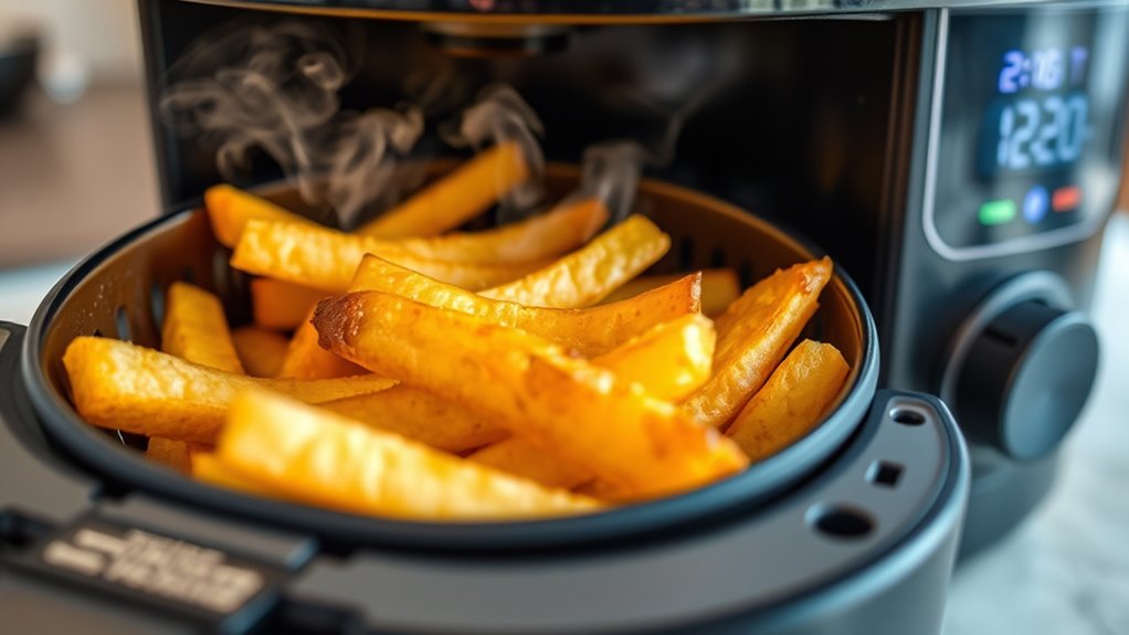 crispy seasoned french fries