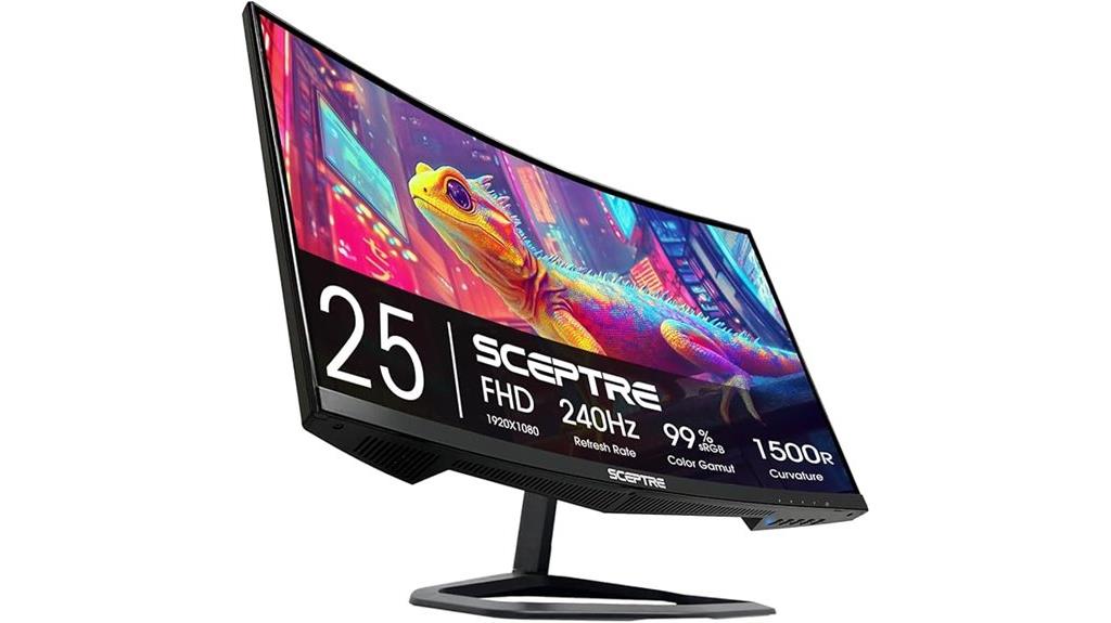 curved 24 5 inch gaming monitor