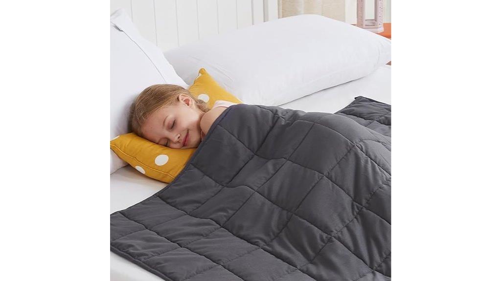 cuteking grey weighted blanket
