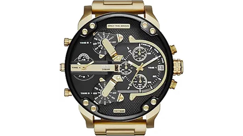diesel oversized chronograph watch