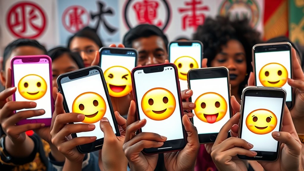 different cultures varied emoji meanings