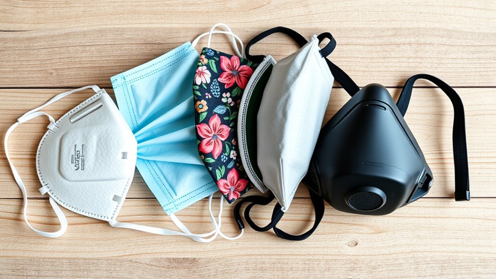 different masks for various situations