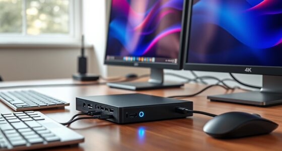 dual 4k usb c docks