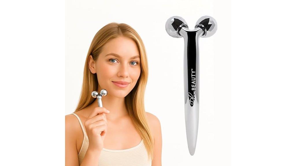 dual ended silver face roller