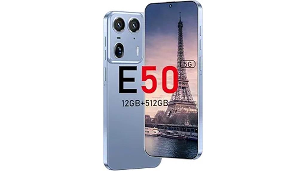 e50 5g smartphone features