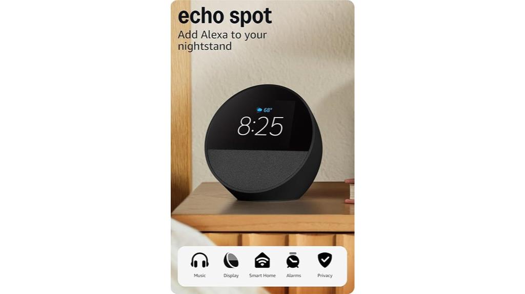 echo spot with alexa